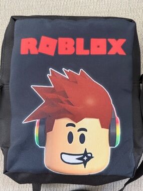Roblox - Boys Black Crossbody Bag with Character Print